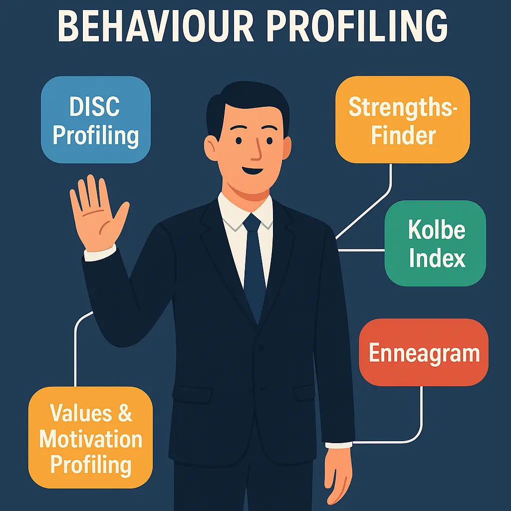 Behaviour Profiling Toolkit for Understanding People at Work by David Staughton Infographic 2025 Image